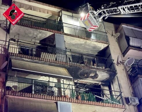 E-scooter battery causes apartment block fire with five people injured on Costa Blanca