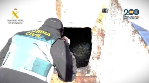 Specially-built underground shooting range used to test high-end 'weapons of war' sold to narco gangs in Spain