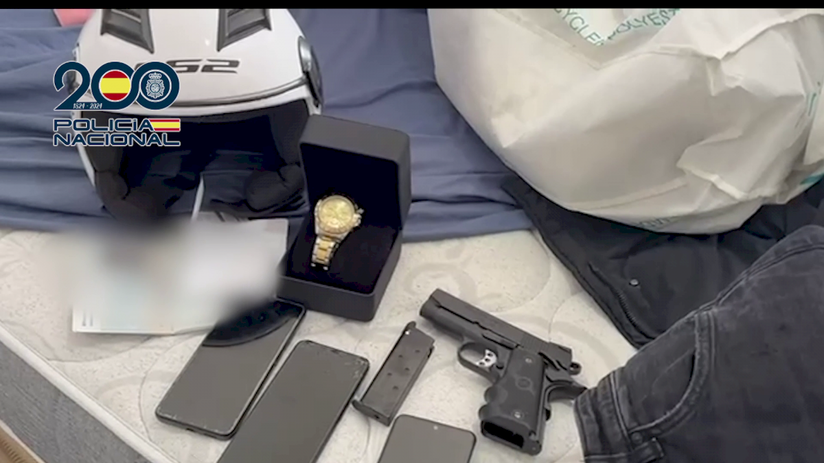 Gang threatens victims with gun to steal luxury watches before fleeing on motorbike in Spain